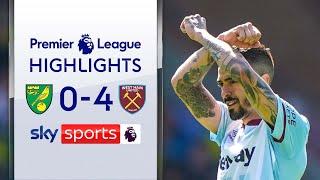 Bowen's assist hat-trick as West Ham CRUSH the Canaries! ⚒️ | Norwich 0-4 West Ham | PL Highlights