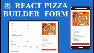 React Formik & React-Bootstrap - Pizza Builder Form