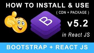 How to Install and Use Bootstrap 5 in React JS in Hindi in 2022 | Step by Step in Details