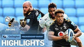 Wasps v Northampton - HIGHLIGHTS | Pulsating Derby Win! | Gallagher Premiership 2021/22