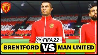 FIFA 22 - BRENTFORD FC VS MANCHESTER UNITED PREDICTION & LINE-UPS | PREMIER LEAGUE HIGHLIGHTS| MUFC