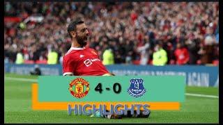 Manchester United vs Everton (4-0)  Bruno Fernandes's goal | Highlights Match Preseason2021