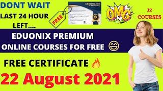 eduonix free certification course | eduonix free courses | free online courses with certificates