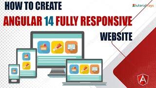 Angular 14 Responsive Website | How Create Angular 14 Complete Responsive website with Bootstrap 5