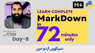 18- MarkDown in 72 minutes crash course (Day-8) | #python_ka_chilla #baba_aammar