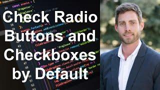 freeCodeCamp Check Radio Buttons and Checkboxes by Default
