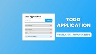 How to Make Todo List using Javascript | Javascript Beginner Project Tutorial - Codingscape