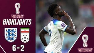 England vs Iran 6-2 | All Goals & Highlights | FIFA World Cup QATAR 2022