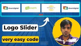 Logo Slider Using HTML, CSS & JavaScript in Hindi || Very Easy Code