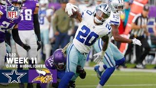 Dallas Cowboys vs. Minnesota Vikings | 2022 Week 11 Game Highlights