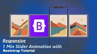 Bootstrap Tutorial - Responsive Image slider Simple || Web Design @Dev_Zone_Code ​