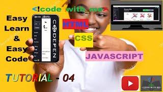 html, CSS & JS JavaScript for Beginners guide in TAMIL   TUTORIAL   04  part 01