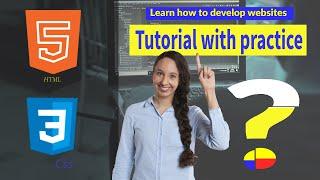 HTML5 with CSS  learn how to develop web pages to start writing code in visual studio code