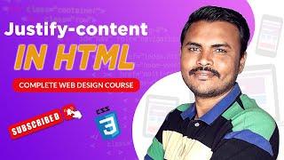 justify content in css | Learn Complete Website Designing in Hindi #website