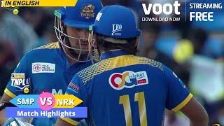 Tamil Nadu Premier League | Highlights |Madurai Panthers Vs Trichy Warriors | Streaming Free On Voot