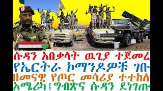 ሱዳን አበቃላት ዉጊያ ተጀመረ | የኤርትራ ኮማንዶዎቹ ገቡ | ግብጽና ሱዳን ደነገጡ| Ethiopia | zehabesha 4| dere news| Feta Daily