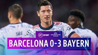 Barcelona v Bayern Munich (0-3) | Lewandowski at the double! | Champions League Highlights