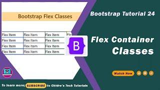 Bootstrap Flex Container Related Classes - Bootstrap5 Tutorial 24