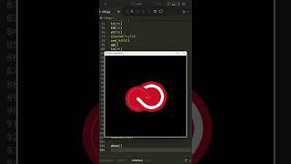 Adobe CC Logo - Python Turtle Graphics Drawing