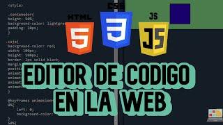 ✅ Como Crear un Editor De Código con Html, Css y JavaScript ????Tutorial Completo 2021 ✅