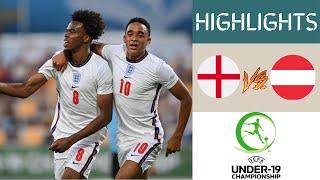 England vs Austria UEFA U19 Championship Highlights | Group B