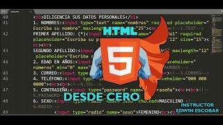 ✅Curso HTML5 desde cero y paso a paso - ????COMPLETO????