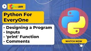 My 1st Program in Python | Introduction to Python | Python for Beginners