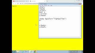 How to change background Colour in Web Page Using HTML