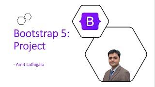 Bootstrap 5 : Project (University / Institute Page - step by step guide to build Bootstrap page)