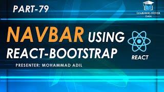 79 - Responsive Navbar Using React-Bootstrap - Navbar React Bootstrap - React Tutorials (Hindi/Urdu)