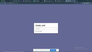 simple todo app part 1