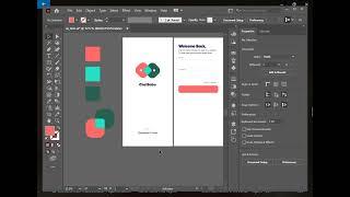 Part 1- How to Create Chat Application UI in Illustrator || How to Design UI for Android Studio