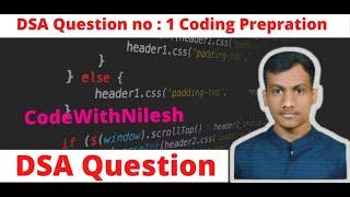 Que No:4 DSA |Reverse The Array to Right | Array interview & coding question Dsa & Algo Free Course