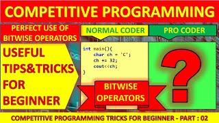 COMPETITIVE PROGRAMMING TRICKS FOR BEGINNER 02 | BITWISE OPERATORS TRICK #cp #shorts #codechef #long