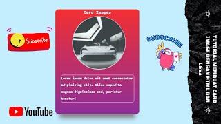 Tutorial Membuat Card image dengan Html dan Css3