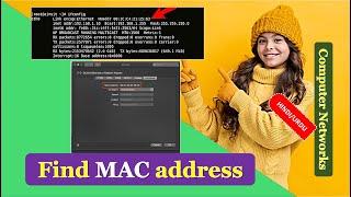 Find MAC address | How to Find MAC address | Linux| macOS | Windows HINDI URDU