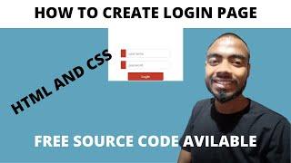 How to create login page html 5 and css 3 || free source code avilable || #greatprogramming.in