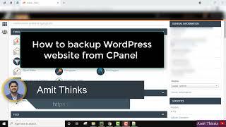 How to backup WordPress website from CPanel | 2021