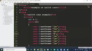 control statement switch case | JavaScript Tutorial part 12 | JavaScript | Web Development Tutorial