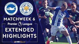 Brighton v. Leicester City | PREMIER LEAGUE HIGHLIGHTS | 9/4/2022 | NBC Sports