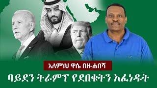 Alemneh Wase BeZehabesha - (አለምነህ ዋሴ በዘ-ሐበሻ) -  ባይደን ትራምፕ የደበቁትን አፈነዱት