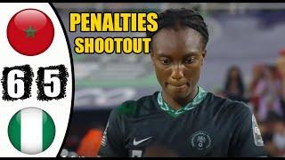 Nigeria vs Morocco (5-6) | Women's AFCON 2022 - Penalties and Extended Highlights