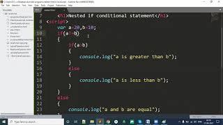 control statement - nested if | JavaScript Tutorial part 11 | JavaScript | Web Development Tutorial