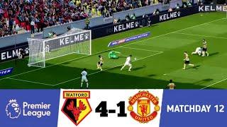 Watford 4-1 Manchester United | Premier League 2021/22 | Full Match Highlights