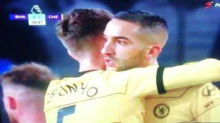 Hakim Ziyech Goal | Brighton vs Chelsea 1-1 Highlights | Premier league 2021/2022