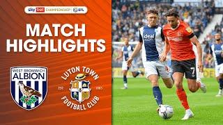 West Bromwich Albion 3-2 Luton Town | Championship Highlights