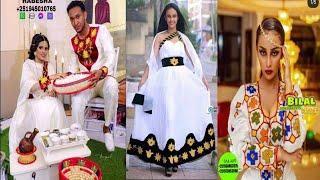 #ሀበሻ #traditional new fashion#ethiopian modern collaction #habesha kemis