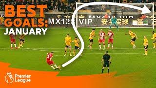 INSANE Knuckleball Free Kick | BEST Premier League Goals | January