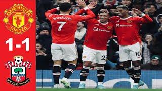 Manchester United vs Southampton 1-1 Highlights | Premier League 2021-2022