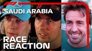 Drivers React After Chaotic Race in Jeddah | 2023 Saudi Arabian Grand Prix